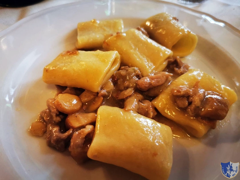 Paccheri artigianali ai funghi porcini