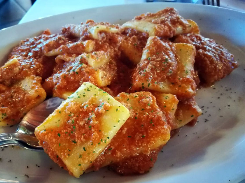 Paccheri al ragù di cinghiale