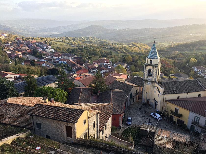 San Marco dei Cavoti Bn Panorama dal Belvedere Grazionella Oggi Belvedere Mons Michele Marinella