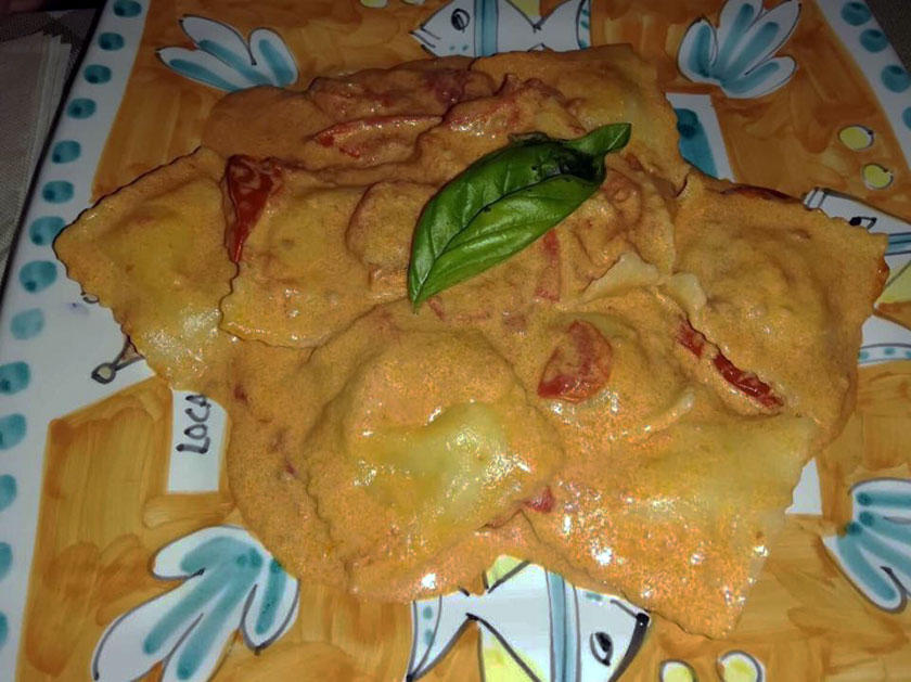 Ravioli al baccalà