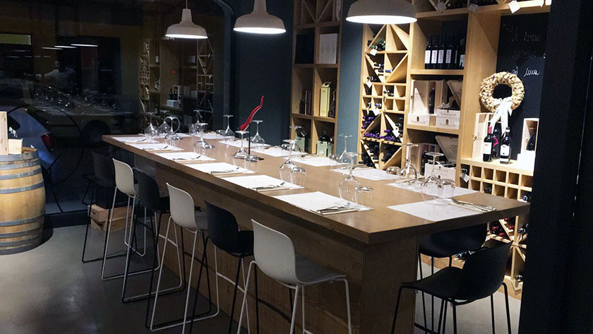 Sala degustazione Wine room