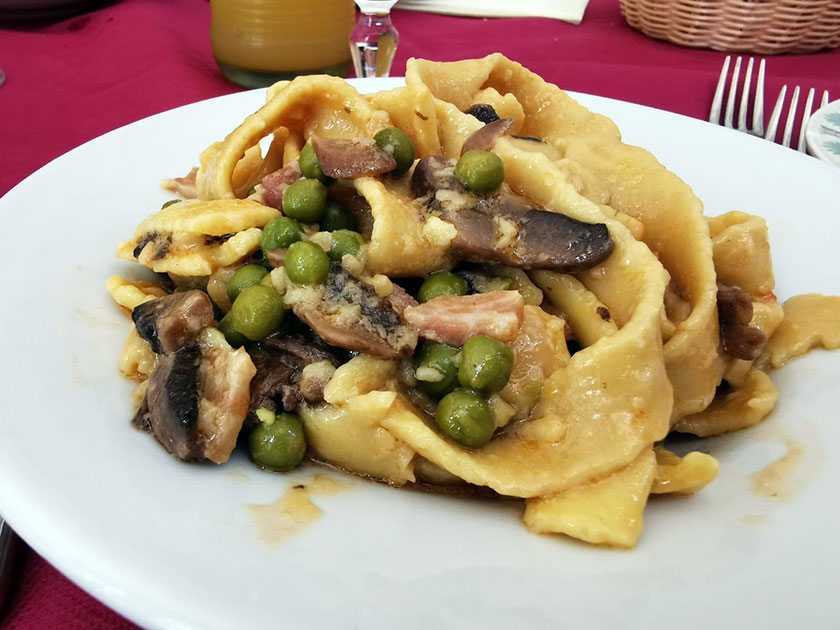 Fettuccine alla boscaiola