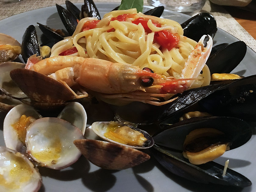 Tagliolini ai frutti di mare