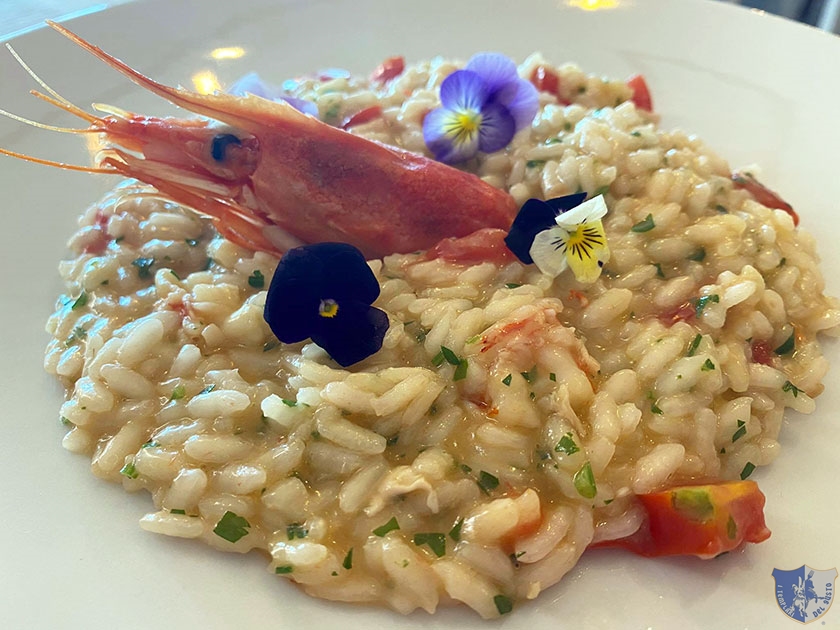 Risotto con gamberi rossi