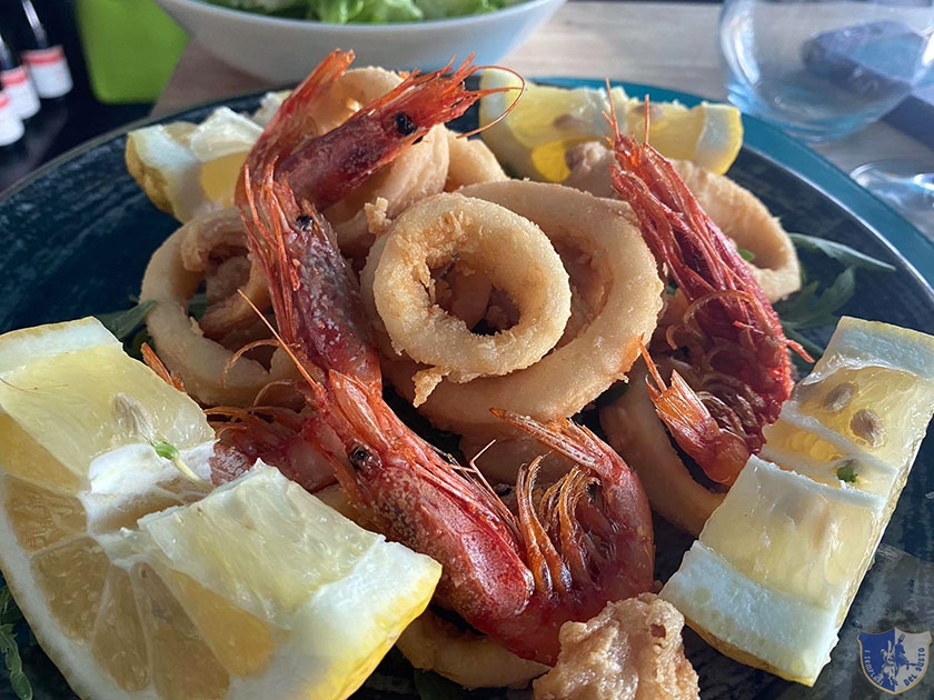 Frittura di calamari e gamberi