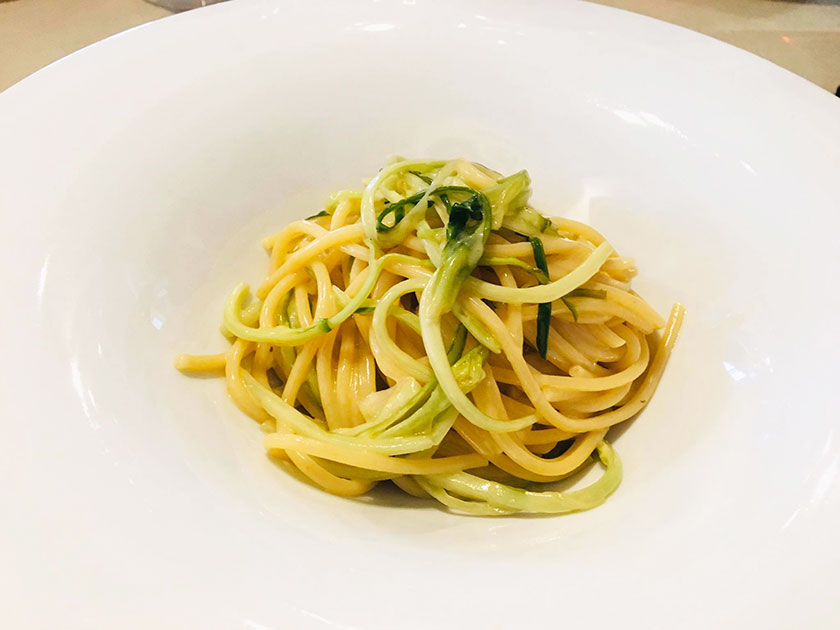 Spaghettone Felicetti burro alici e puntarelle