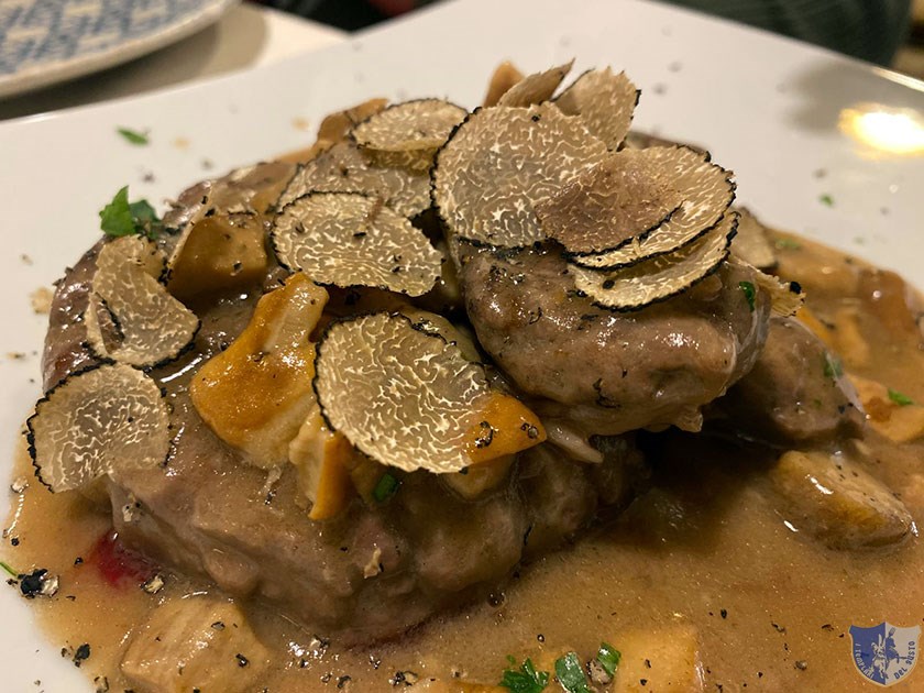 Filetto di manza beneventana con porcini e tartufo