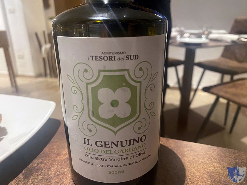 Olio Evo del Gargano Il Genuino dei Tesori del Sud