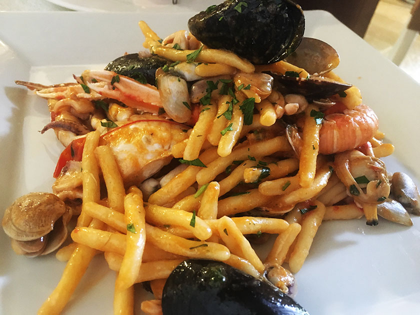 Cavatelli beneventani ai frutti di mare