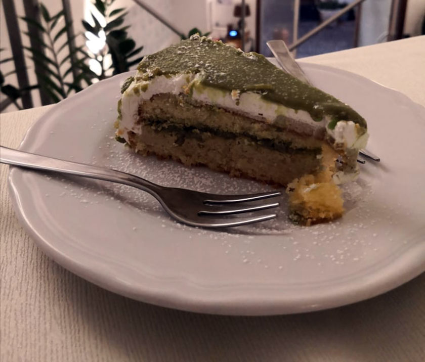 Torta al pistacchio