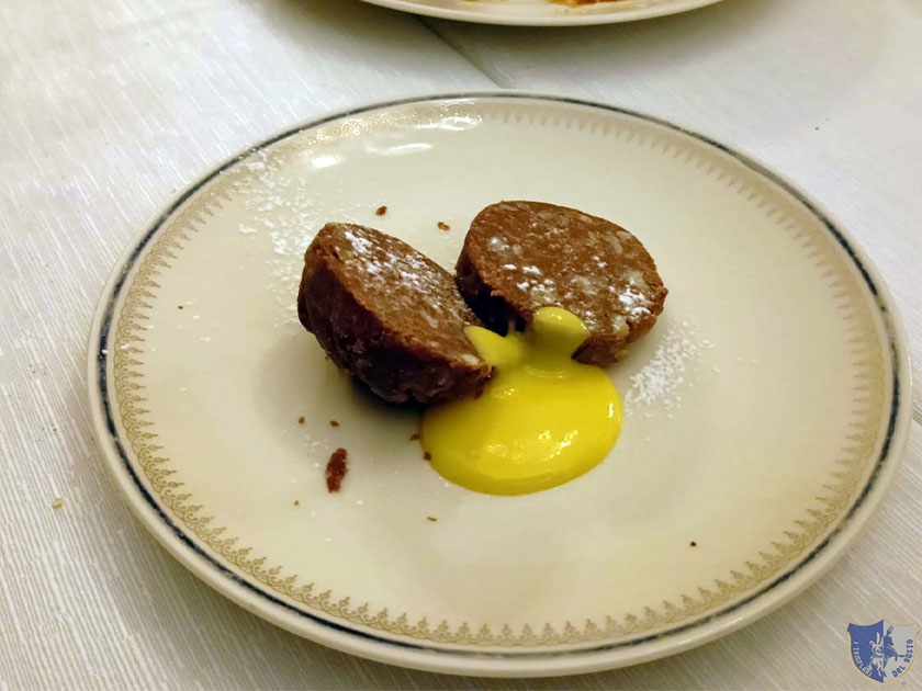 Rotolo di castagne e crema casalinga