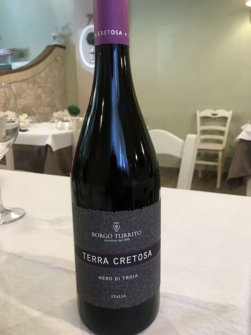 Nero di Troia Terra Cretosa dellazienda Borgo Turrito