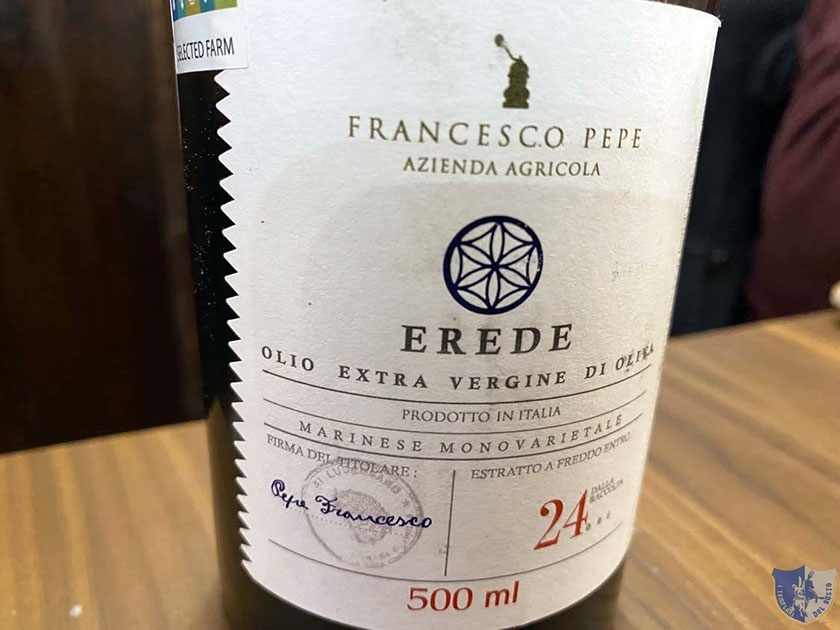 Olio Evo Erede dellAzienda Agricola Francesco Pepe