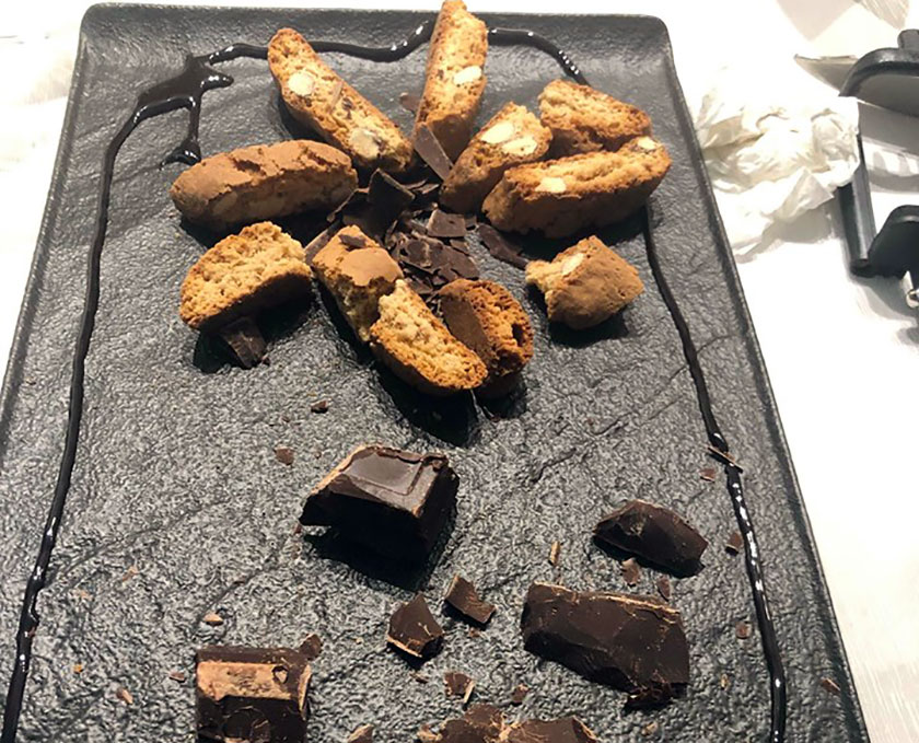 Cantuccini e cioccolato