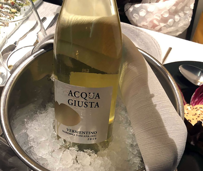 Maremma Toscana Vermentino DOC Acqua giusta Tenuta La Badiola