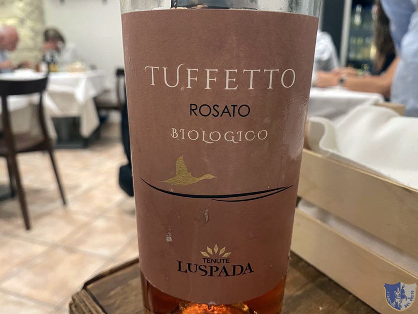 Tuffetto Rosato Salento IGT biologico Negroamaro di Tenute Lu Spada