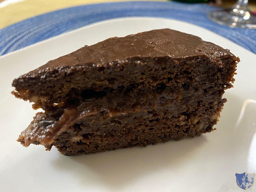 Torta al cioccolato con crema di castagne
