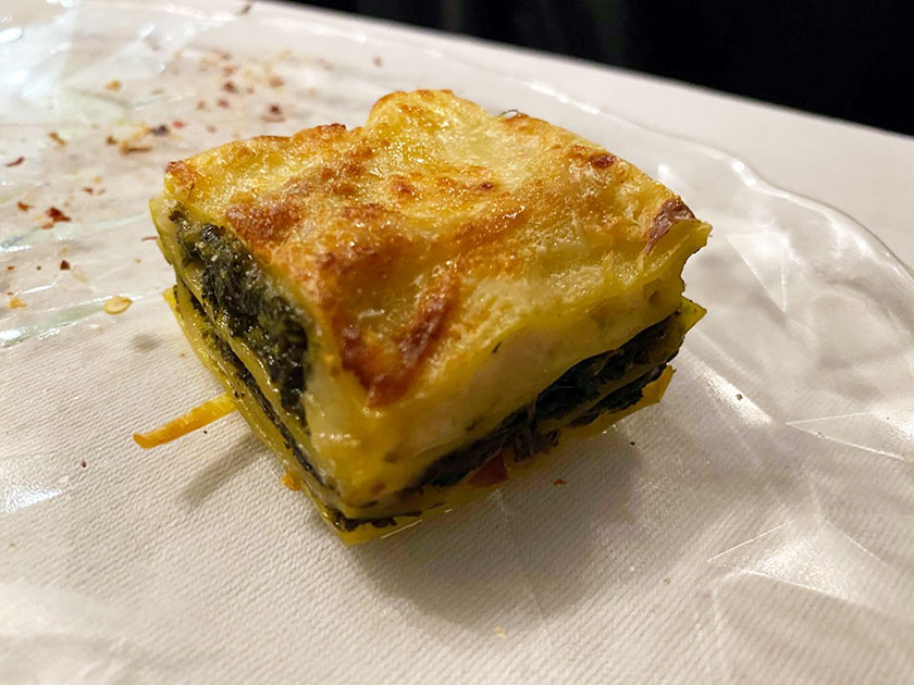 Lasagnetta con salsiccia e friarielli