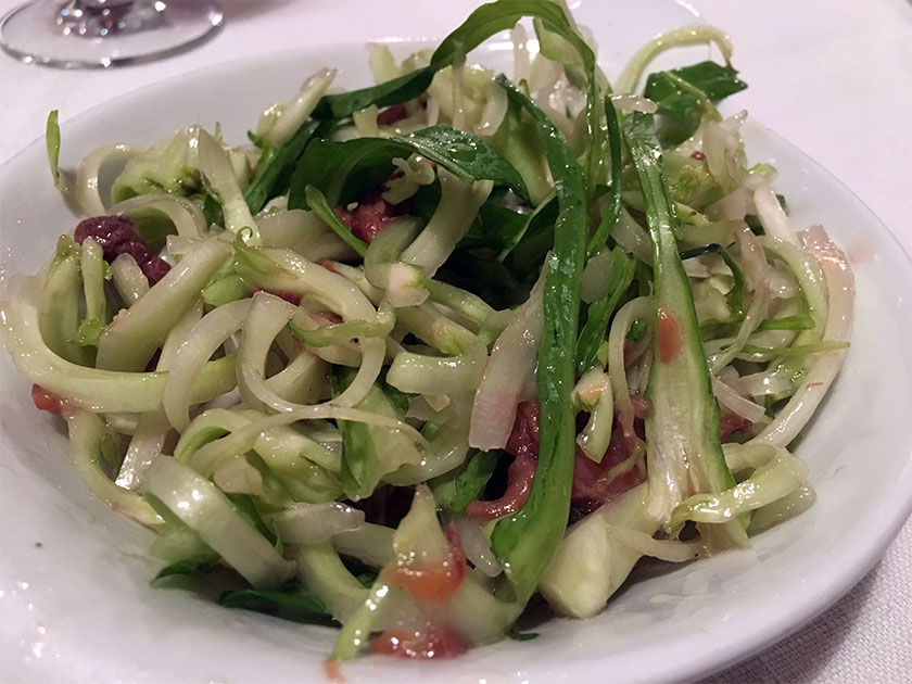 Insalata di puntarelle alla romana