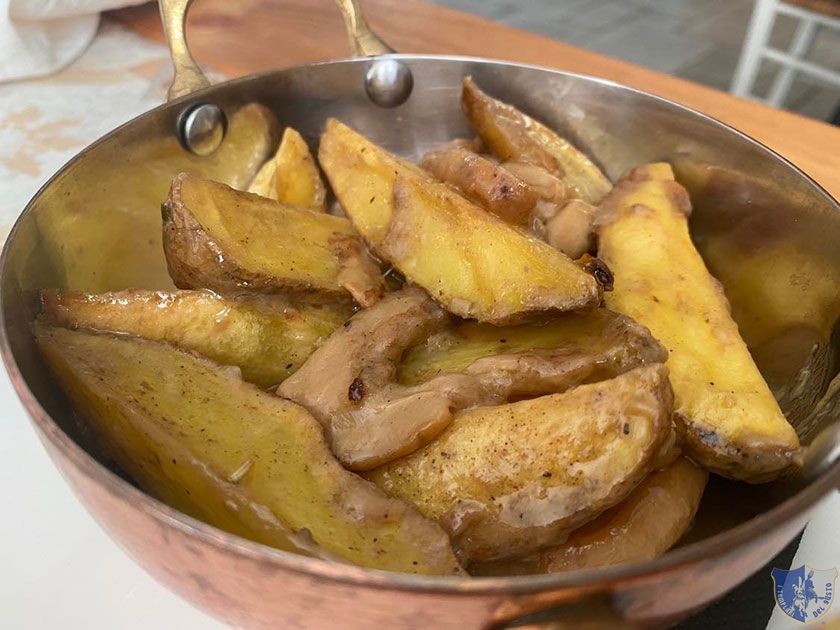 Patate al forno e porcini