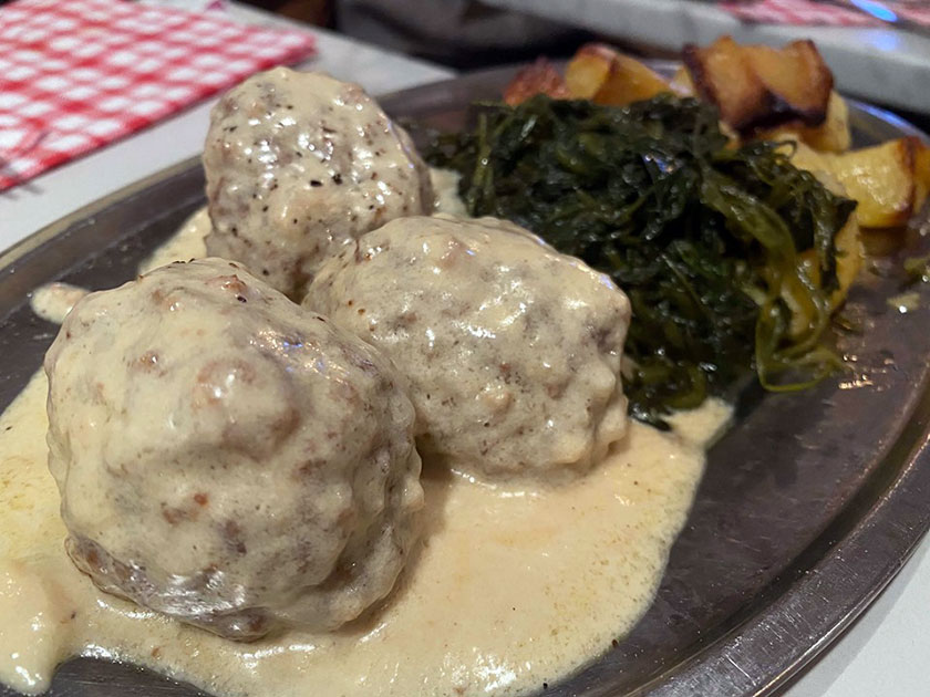 Polpette cacio e pepe