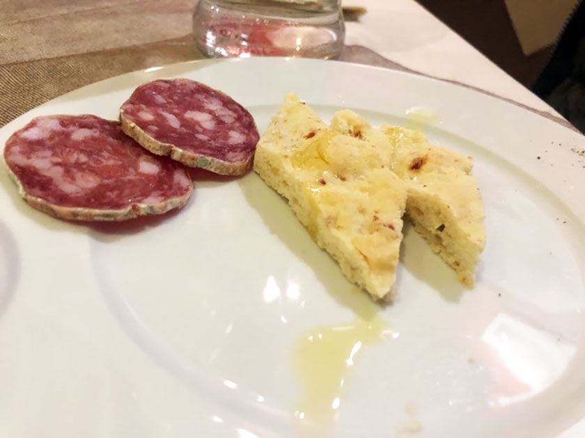 Stria e salame Felino