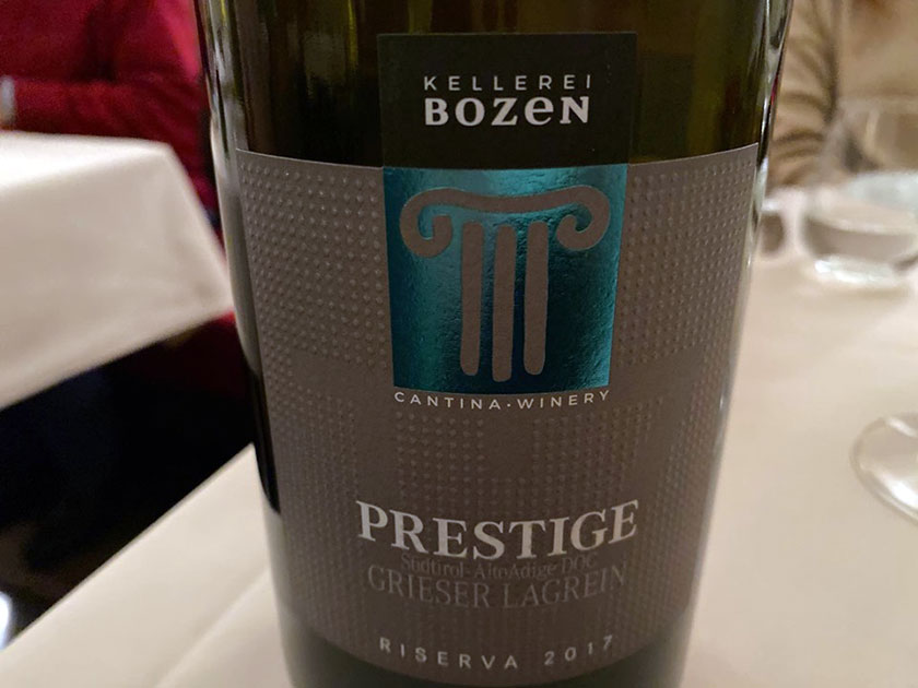 Lagrein Grieser Riserva Prestige 2017 di Kellerei Bozen