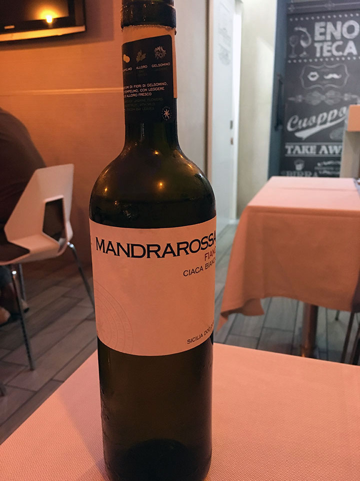 Fiano Ciaca Bianca Mandrarossa Sicilia Doc 