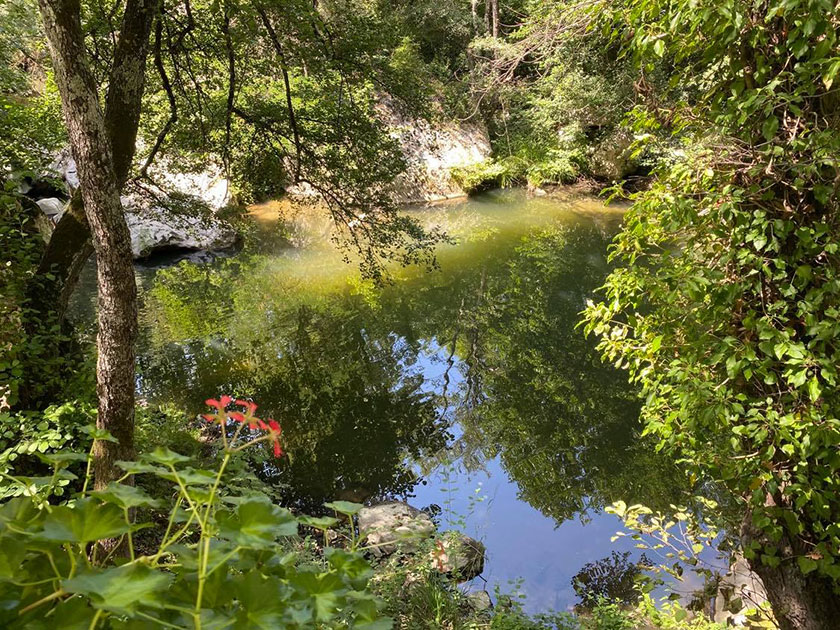 Il Vecchio Mulino 1834 Scorcio del Fiume Calore