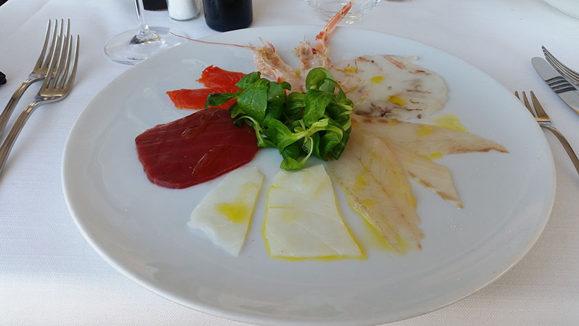 L’antipasto di crudi