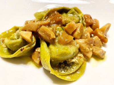 Il Frantoio Ducale - Castel Morrone (Ce) - Tortelli verdi ai funghi porcini 