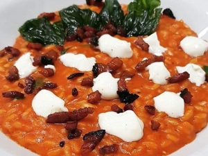 Risotto all&#039;amatriciana