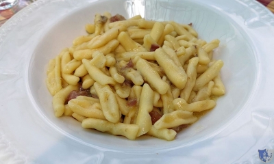 Agriturismo L'Ape Regina Sant'Agata de'Goti (Bn) - Cavatelli con carciofi e pancetta