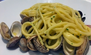 FishArt Ristorante. Salerno - Troccoli cacio, limone e vongole