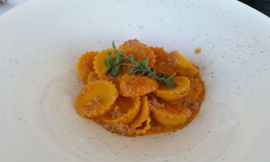 Ristorante Le Vele. Misano Adriatico (Rn) - Ravioli ai crostacei