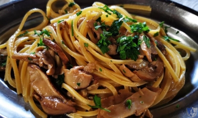 Agriturismo Borgo Cerquelle. Pontelandolfo (Bn) - Spaghetti ai funghi porcini del Matese