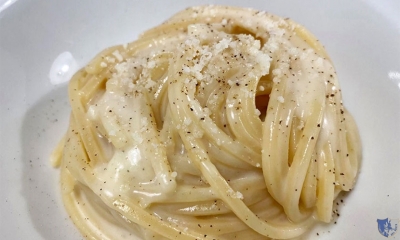 Spaghetti caciocavallo e pepe