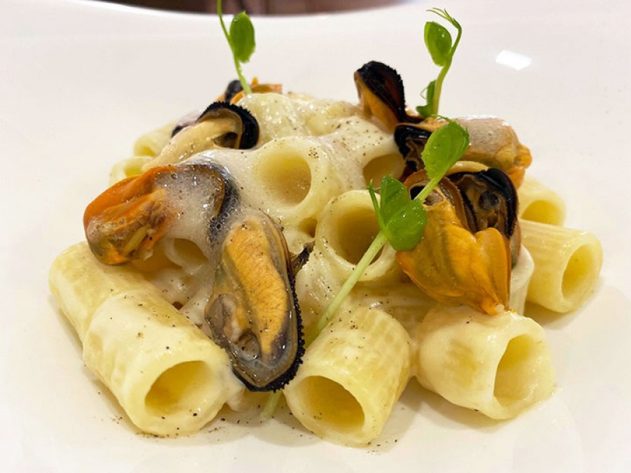 Agape ristorante - Sant&#039;Agata de&#039; Goti (Bn) - Tubettoni con provolone e cozze