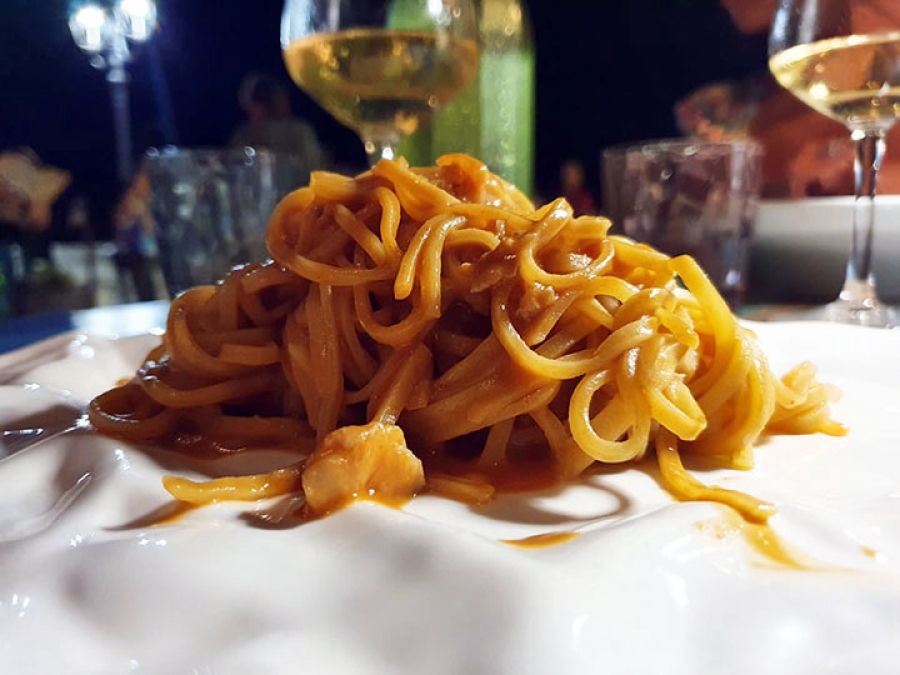 Mudejar Spiriti e Cucina. Sperlonga (Lt) - Tagliolini con aragosta di Ponza