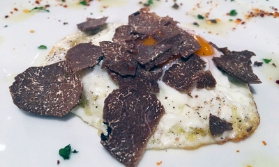 L'Osteria di Antonio. San Michele di Serino (Av) - Uovo al tegamino con tartufo irpino