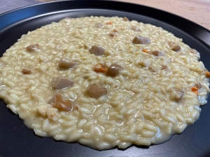 N&#039;ata Luna - Grottaminarda (Av) - Risotto Acquerello con porcini zafferano di Lacedonia e capesante